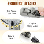 Powerful shower head with high pressure and high flow rate