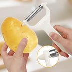 2-in-1 peeler and grater with two heads