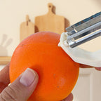2-in-1 peeler and grater with two heads