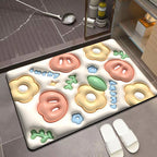 3D visual slip-resistant absorbent mat