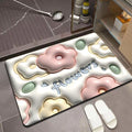 3D visual slip-resistant absorbent mat