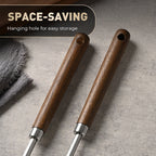 2-in-1 cooking spoon in stainless steel