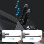4-in-1 fast charger and retractable car charger