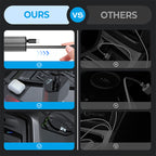 4-in-1 fast charger and retractable car charger