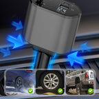 4-in-1 fast charger and retractable car charger