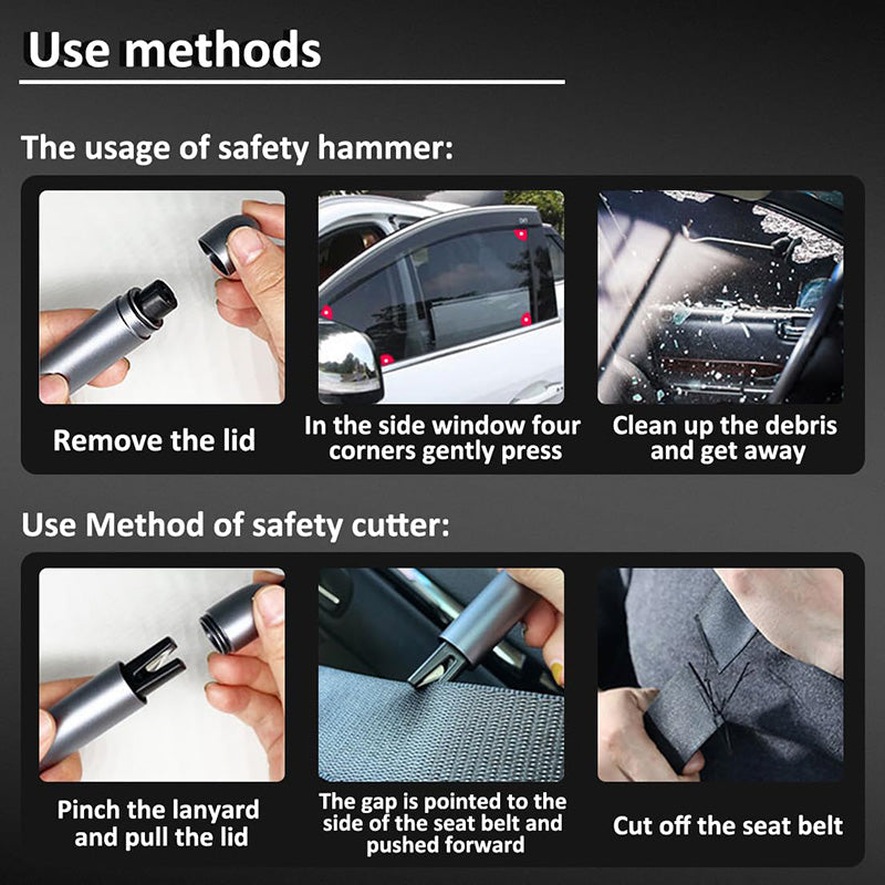Upgraded safety hammer for car