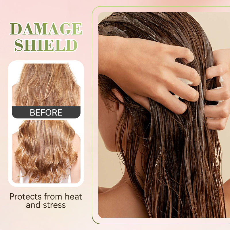 Long-lasting moisturizing light hair cream