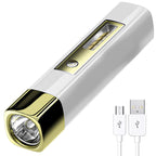 Mini 2-in-1 flashlight with high brightness and power bank