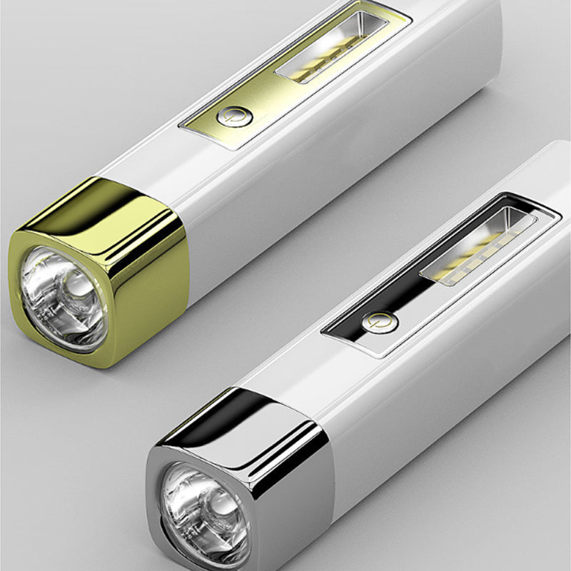 Mini 2-in-1 flashlight with high brightness and power bank