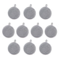 Double-sided round sponge scrubbers for the kitchen