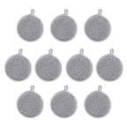 Double-sided round sponge scrubbers for the kitchen