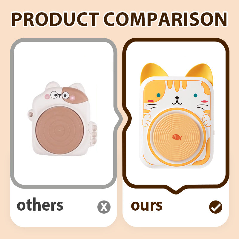 Sweet ceramic wheel set for kids