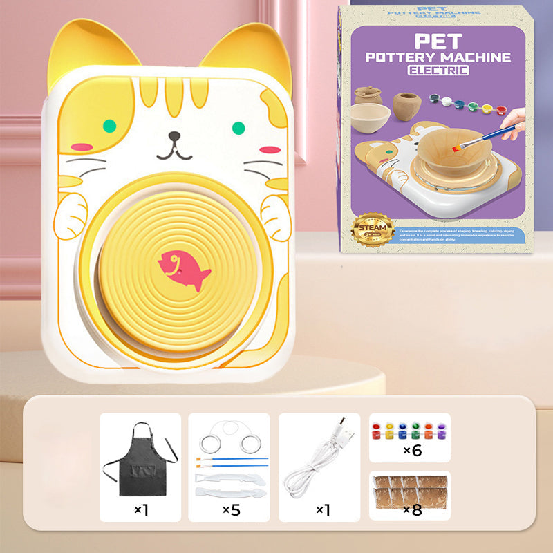 Sweet ceramic wheel set for kids