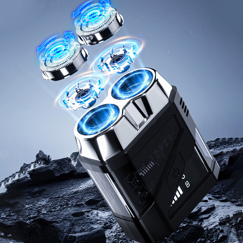 Transparent mini electric shaver – IPX7 waterproof