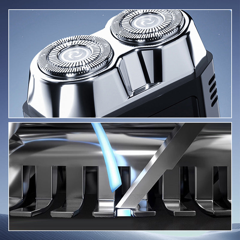 Transparent mini electric shaver – IPX7 waterproof