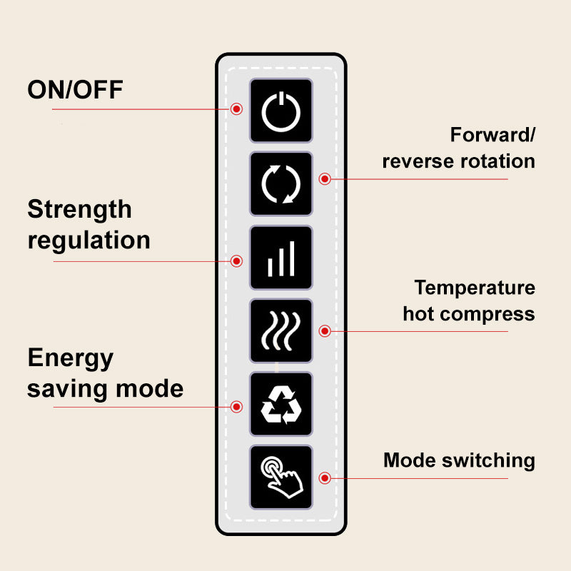 Multifunctional massage cushion with heat and deep kneading function