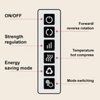 Multifunctional massage cushion with heat and deep kneading function