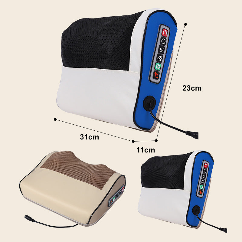 Multifunctional massage cushion with heat and deep kneading function