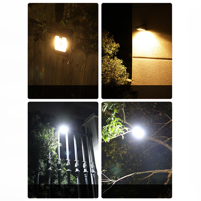 Outdoor solar lamp with motion sensor