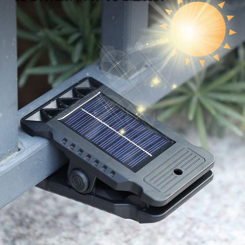 Outdoor solar lamp with motion sensor