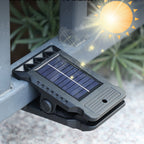 Outdoor solar lamp with motion sensor