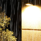 Outdoor solar lamp with motion sensor