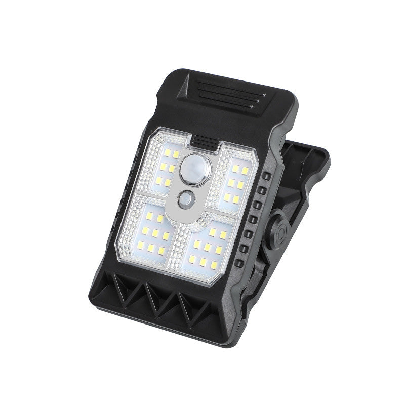 Outdoor solar lamp with motion sensor