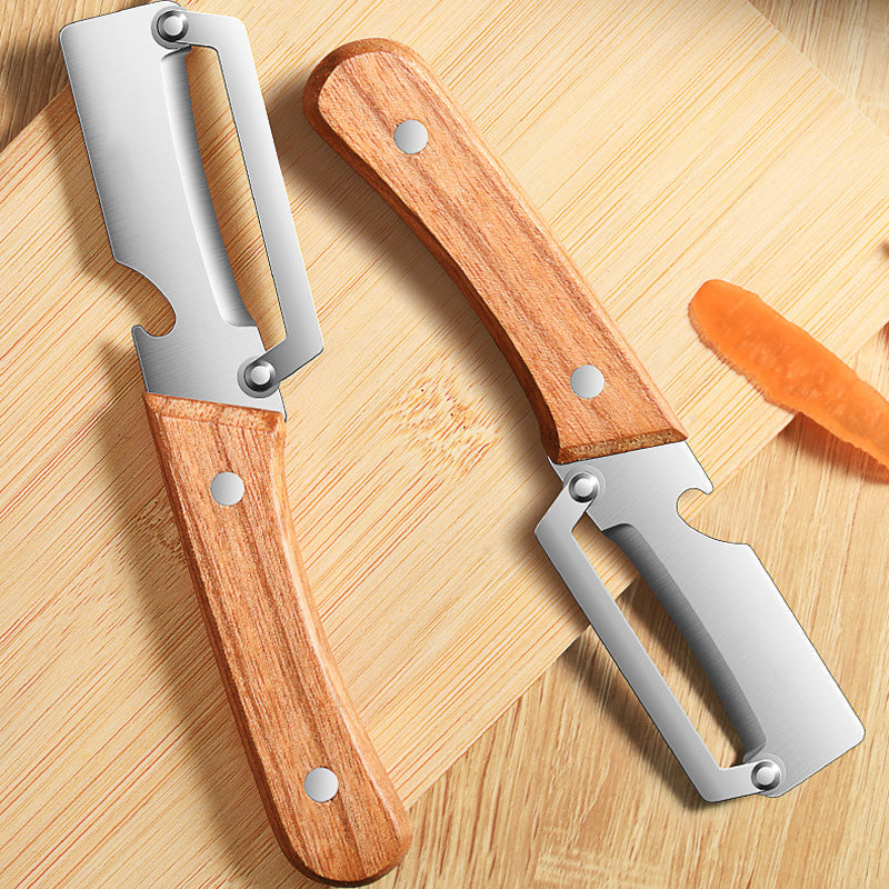 Multifunctional vegetable peeler for the kitchen