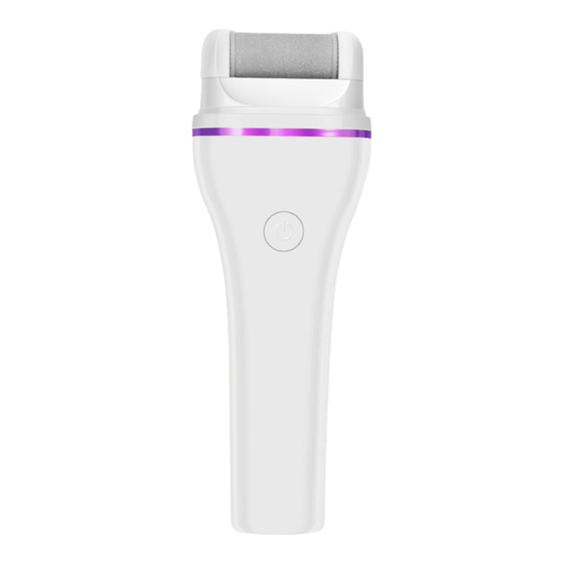 2-step wireless electric callus remover with 2 interchangeable heads