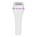 2-step wireless electric callus remover with 2 interchangeable heads