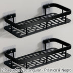 Corner shower shelf without drilling with hooks