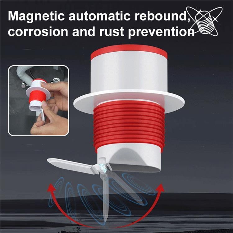 Odor-blocking artifact for drainage pipes