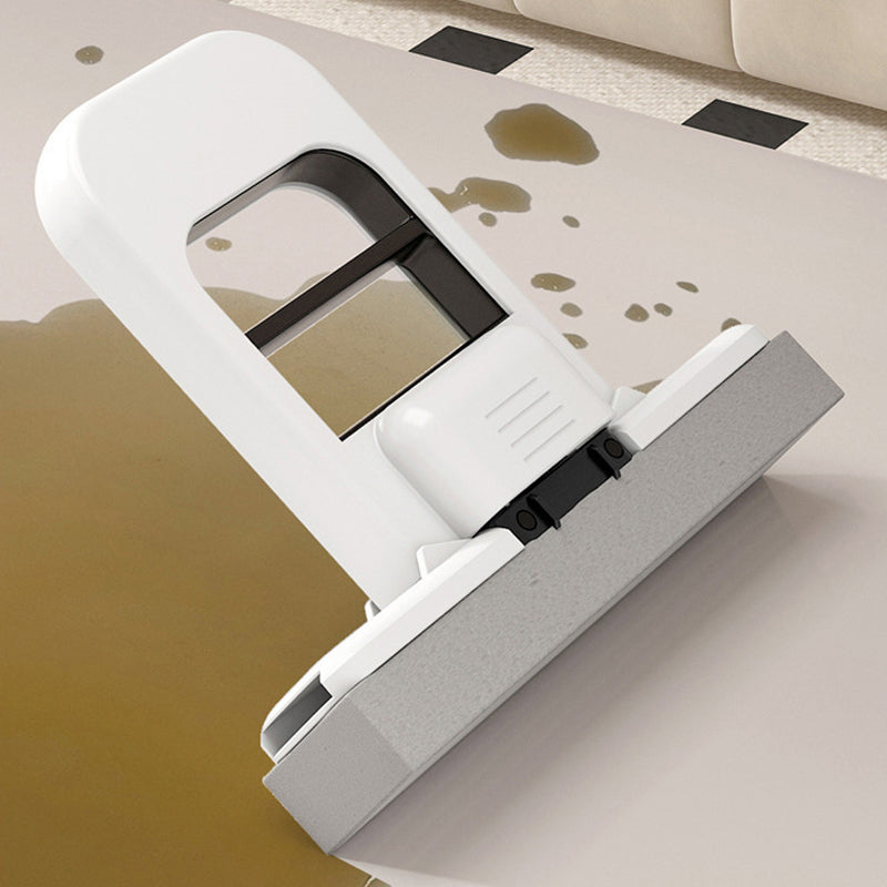 Mini portable self-twisting mop