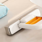 Mini portable self-twisting mop