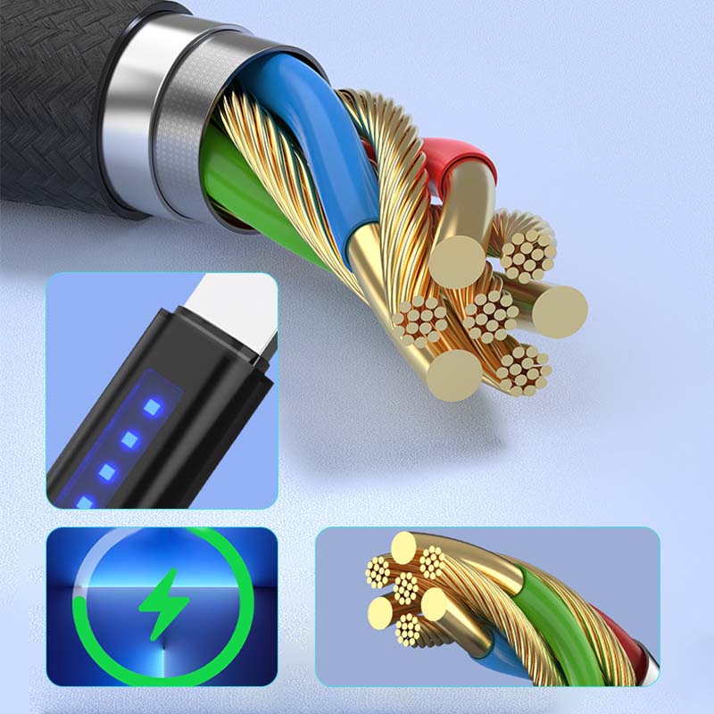 Automatic rejection Charging cable for Fast charging