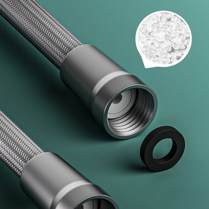 Upgraded explosion-proof braided shower hose – leak-proof