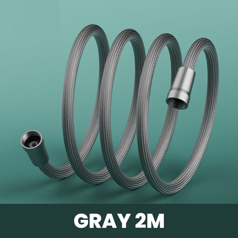 Upgraded explosion-proof braided shower hose – leak-proof