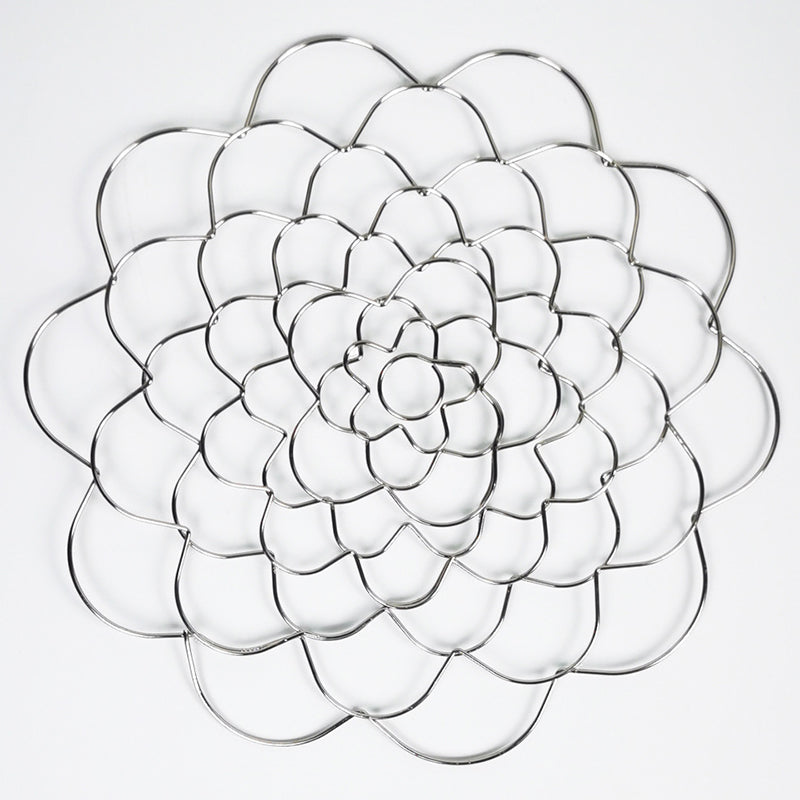 Stainless steel flower grid organizer️