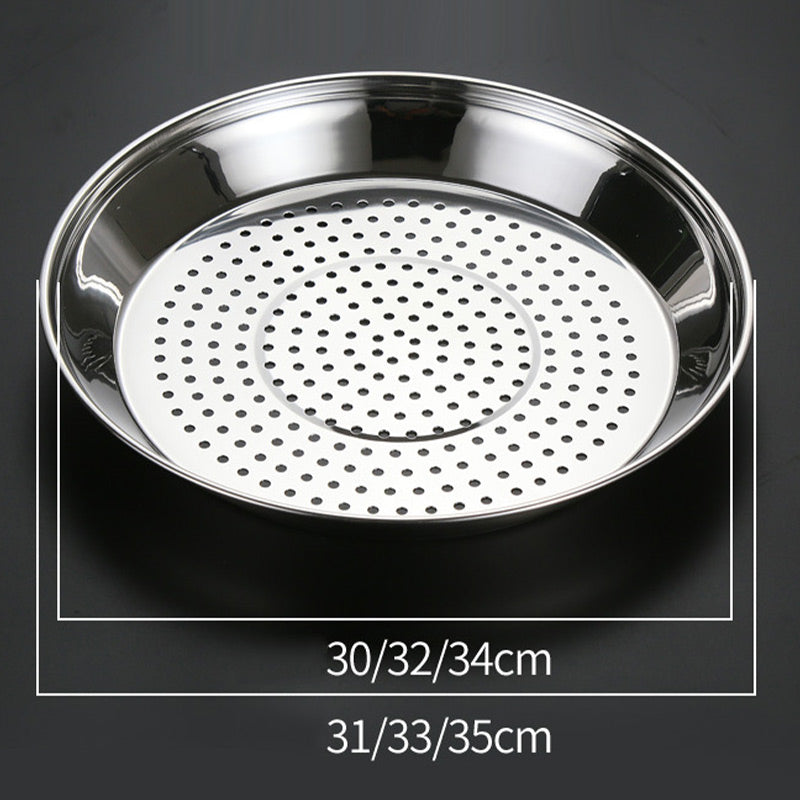 Versatile steamer insert in stainless steel for pot