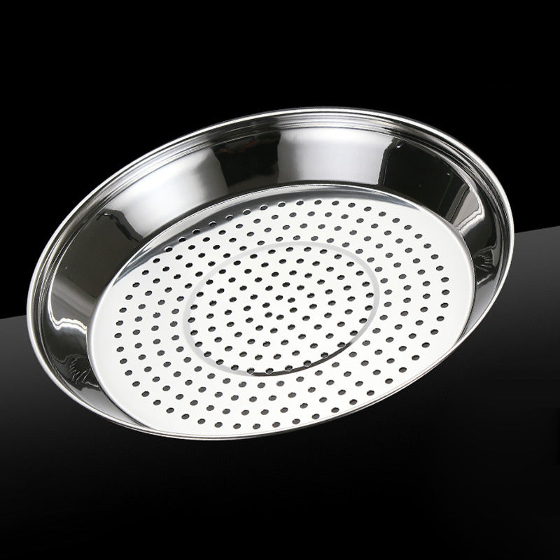 Versatile steamer insert in stainless steel for pot