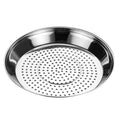 Versatile steamer insert in stainless steel for pot