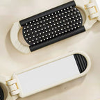 Portable mini air cushion comb with removable mirror