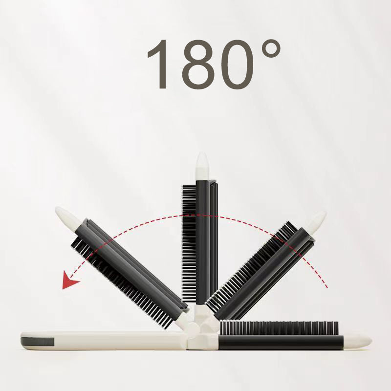 Portable mini air cushion comb with removable mirror