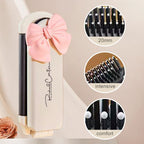 Portable mini air cushion comb with removable mirror