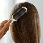 Portable mini air cushion comb with removable mirror