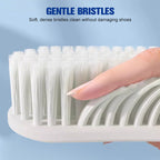 Multifunctional shoe brush with long handle