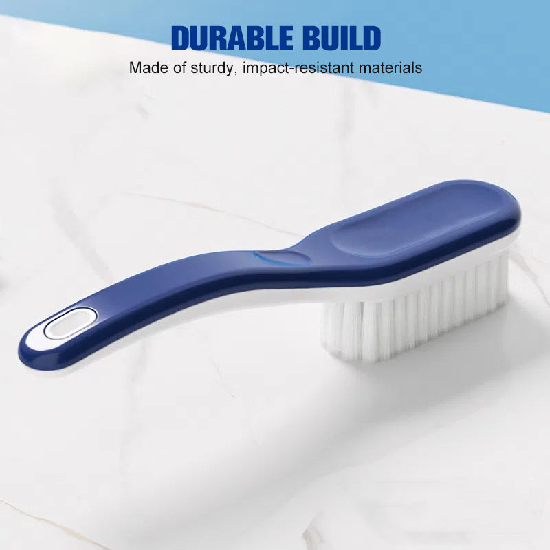 Multifunctional shoe brush with long handle