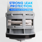 Leak-proof accessory set for toilet tank