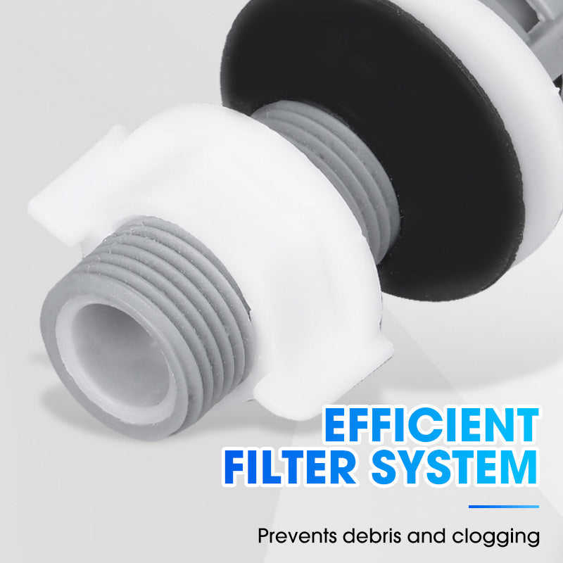 Leak-proof accessory set for toilet tank
