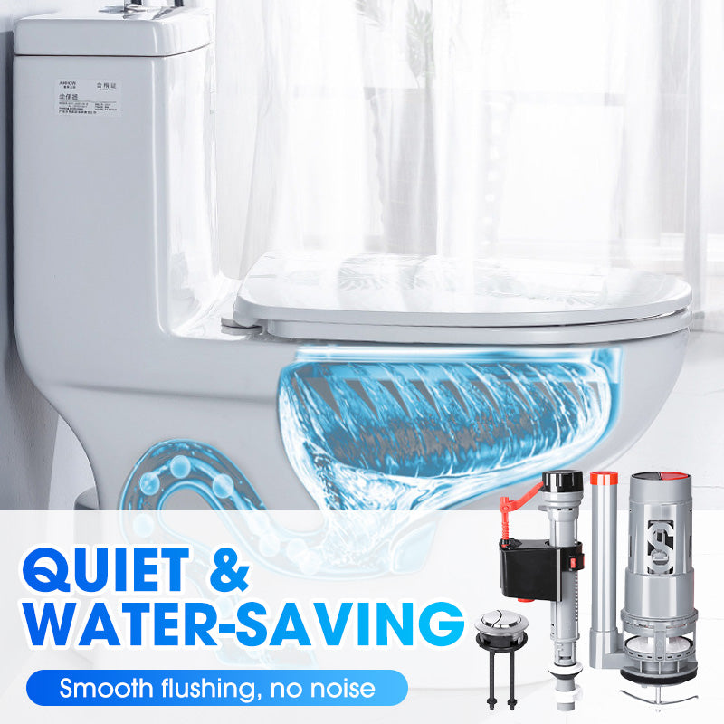Leak-proof accessory set for toilet tank